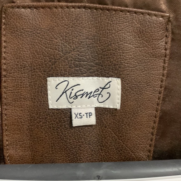 Xtra Small brown leather jacket - Picture 2 of 3